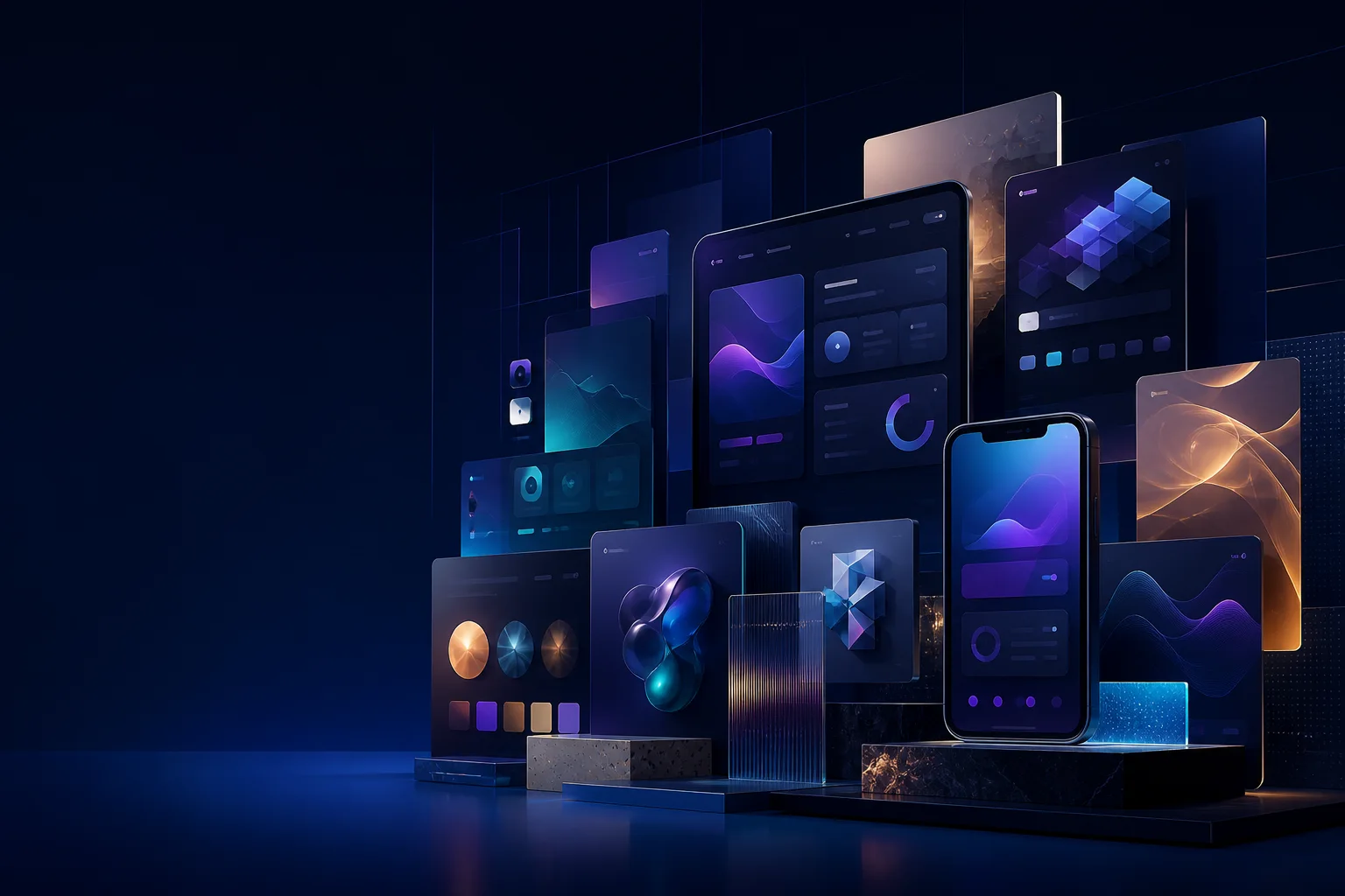 A curated exhibition of digital products created by Ved’S